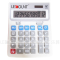 Calculatrice bureautique à bureau doux à 12 chiffres avec fonctions fiscales facultatives (LC212-GR)